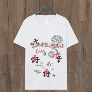 Chrome Hearts White Men's Short Sleeve